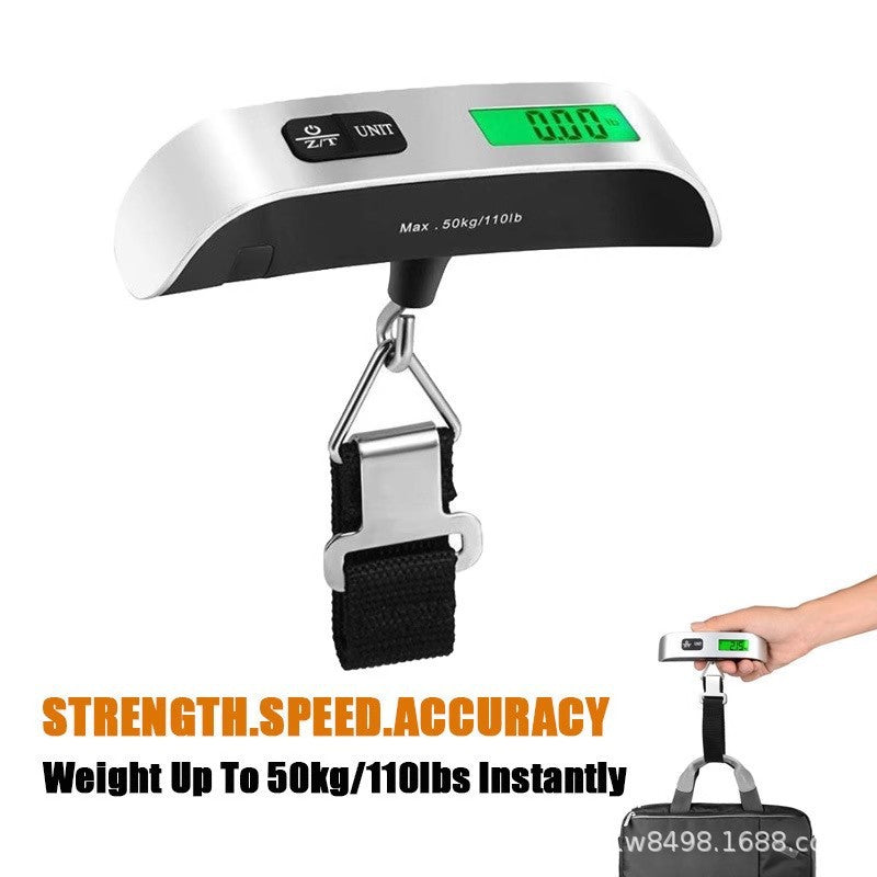 : Portable Digital Luggage Scale 50kg – Handheld Satchel Hook Scale
