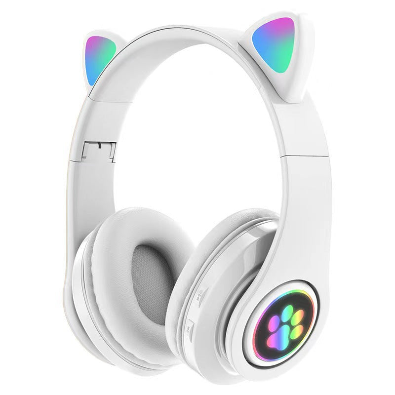 B39 Cat Ear Bluetooth Headset – Kids Luminous Style