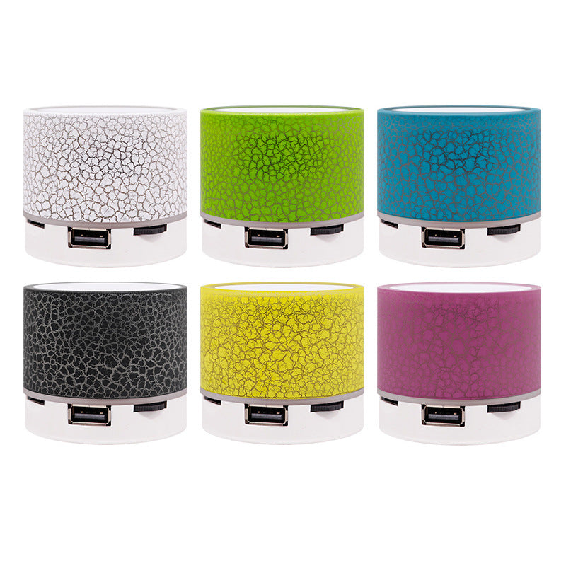 A10 Metal Mini Bluetooth Speaker with Subwoofer & Lights