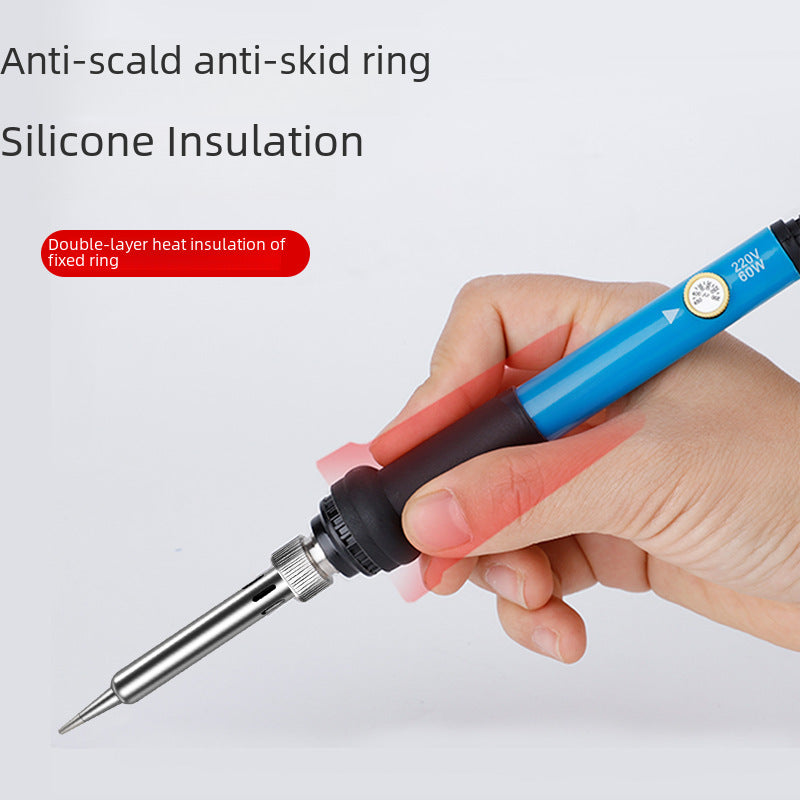 60W Temp Control Soldering Iron with EU Plug