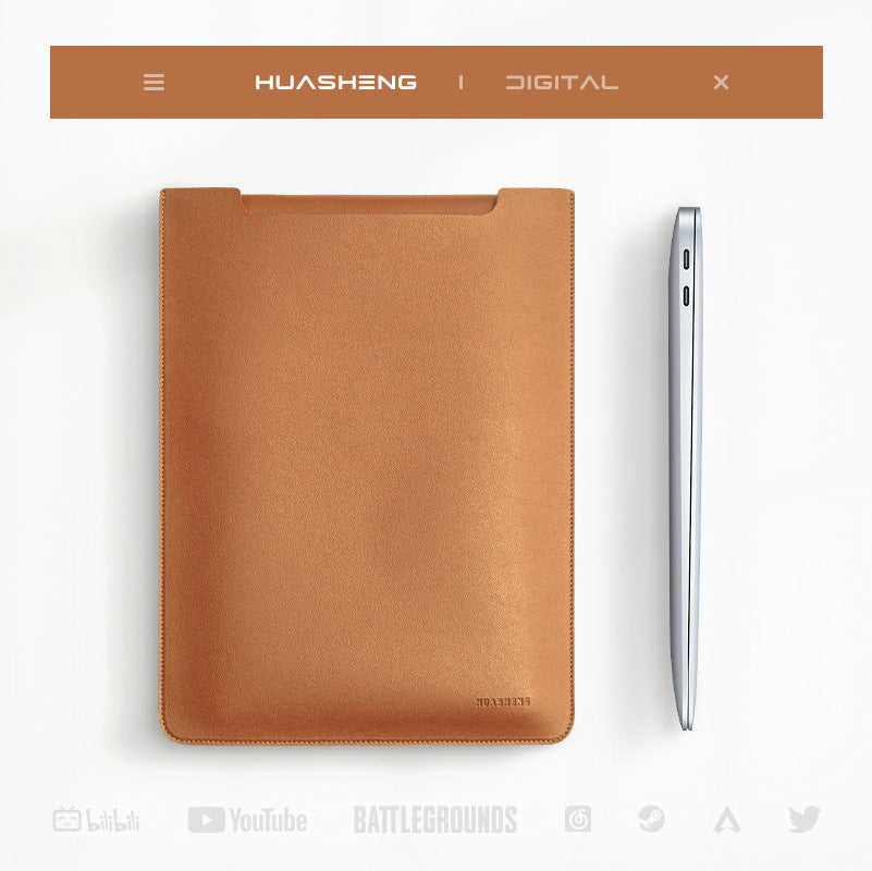 PU Leather Laptop Sleeve + Mouse Pad – 2-in-1