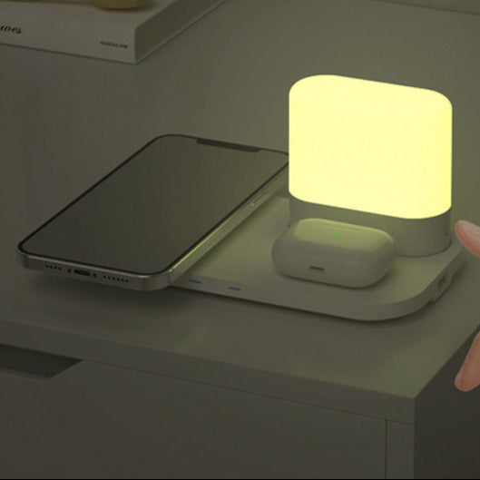 Night Light & Wireless Charger – Bedside Lamp