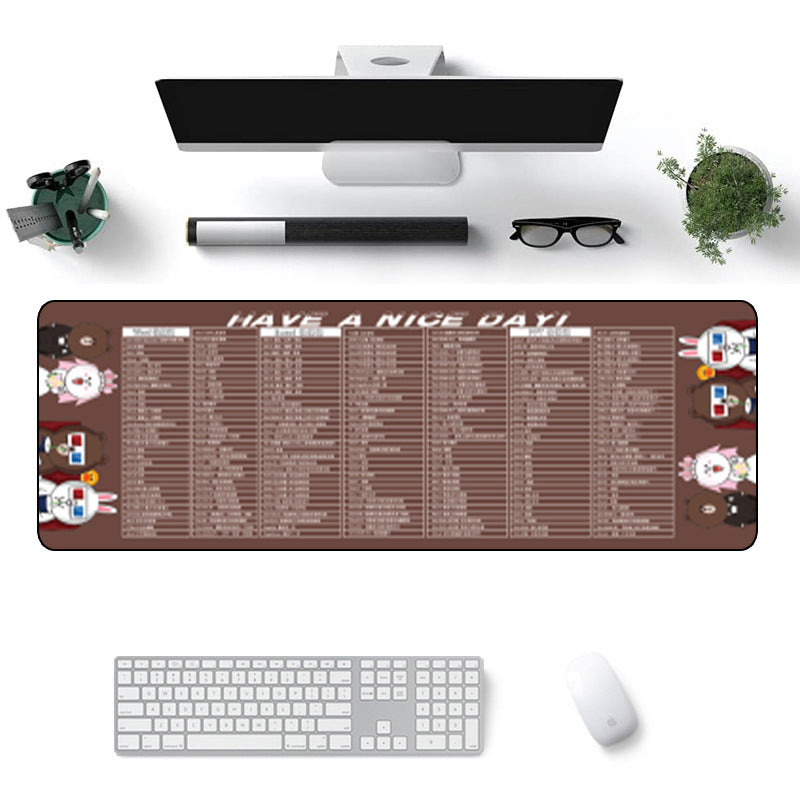Extra Large Gaming Mouse Pad with Shortcut Keys Desk Mat