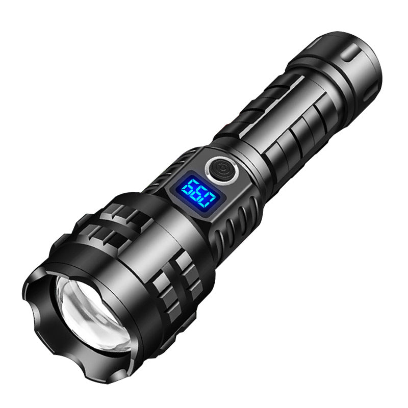 Ultra-Bright Type-C Zoom LED Flashlight for Home & Outdoor