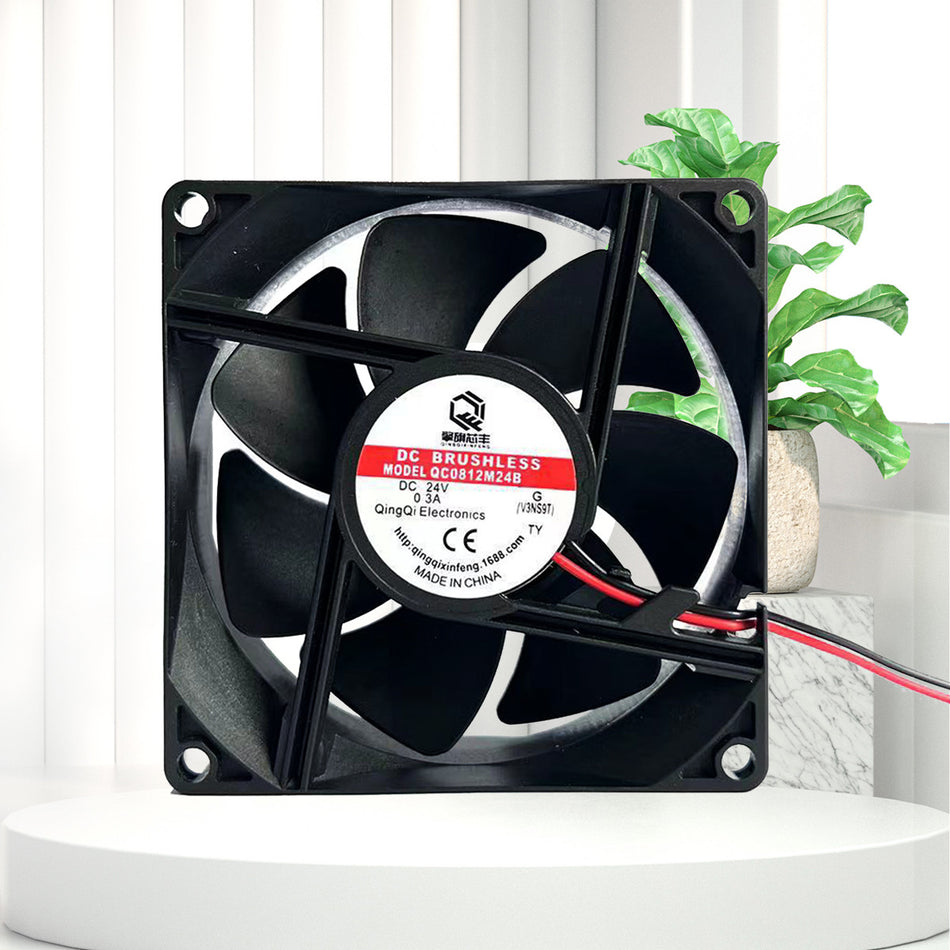8025 24V DC Cooling Fan – High-Speed Silent CPU Fan
