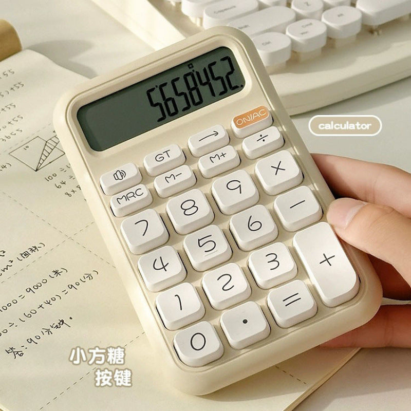 Cute High-Color Voice Sugar Cube Calculator for Students