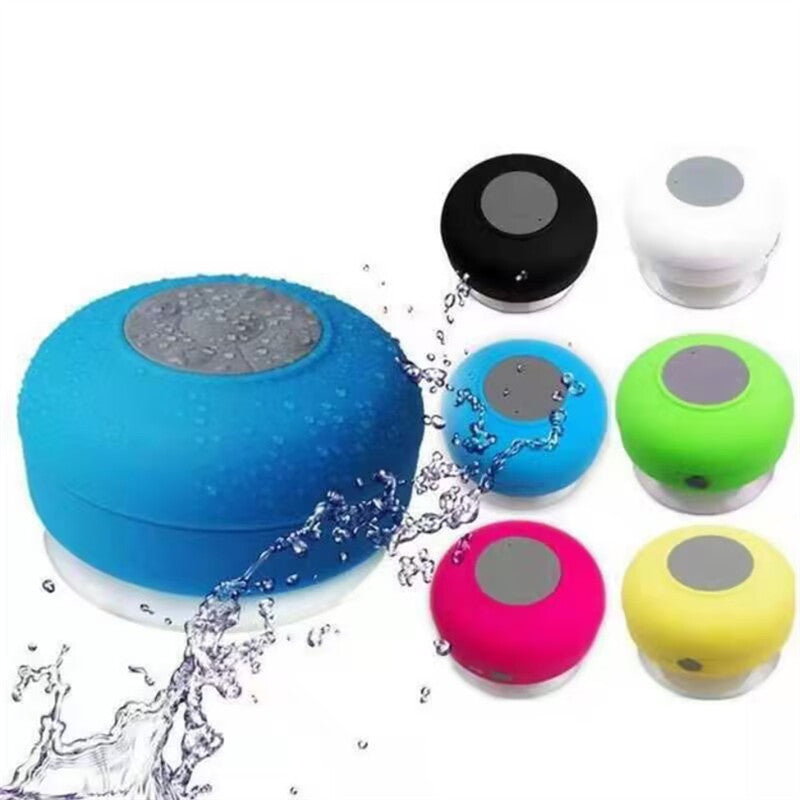Waterproof Mini Bluetooth Speaker with Suction Mount