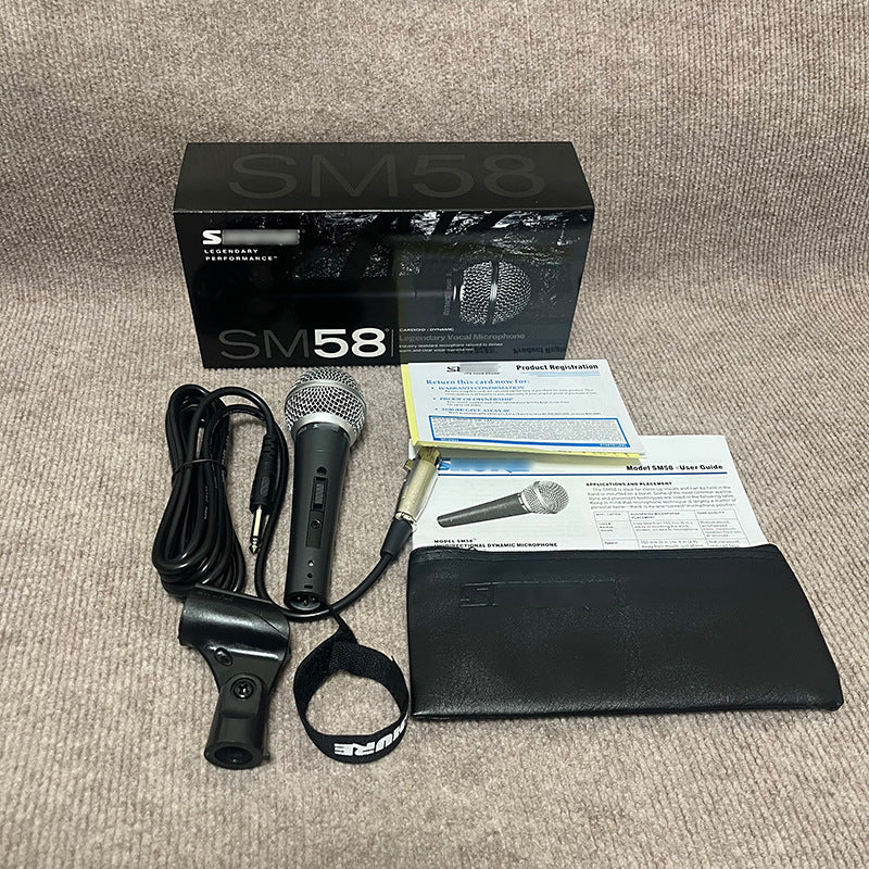 SM58S Wired Dynamic Microphone for Stage & KTV