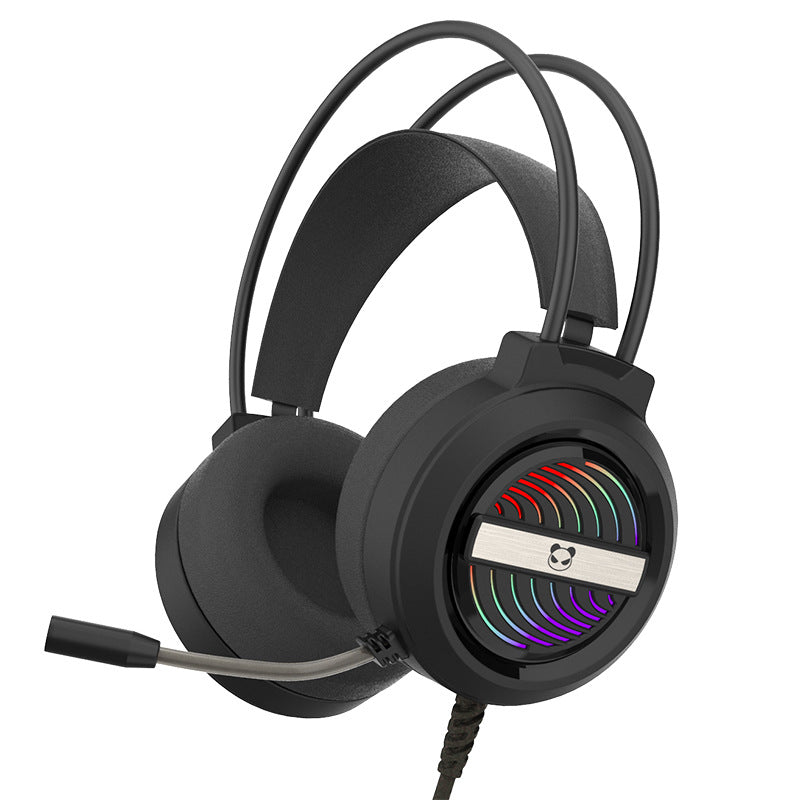 Wired Head-Mounted Noise-Canceling Headphones for Gaming & Laptops