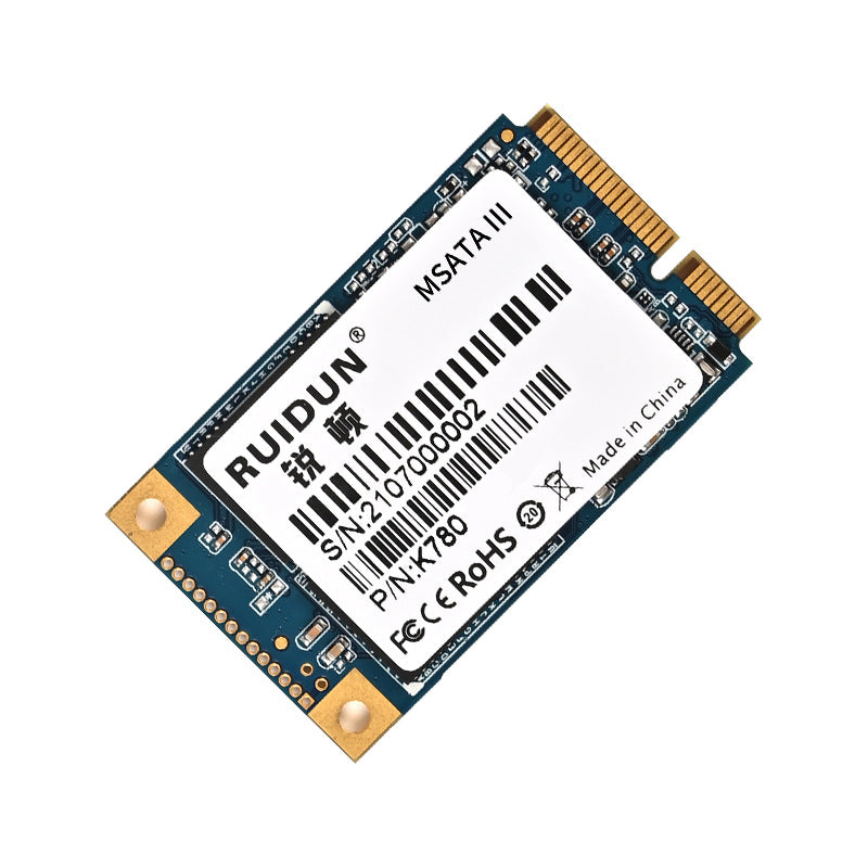 mSATA SSD 128GB–512GB Mini Industrial Hard Drive
