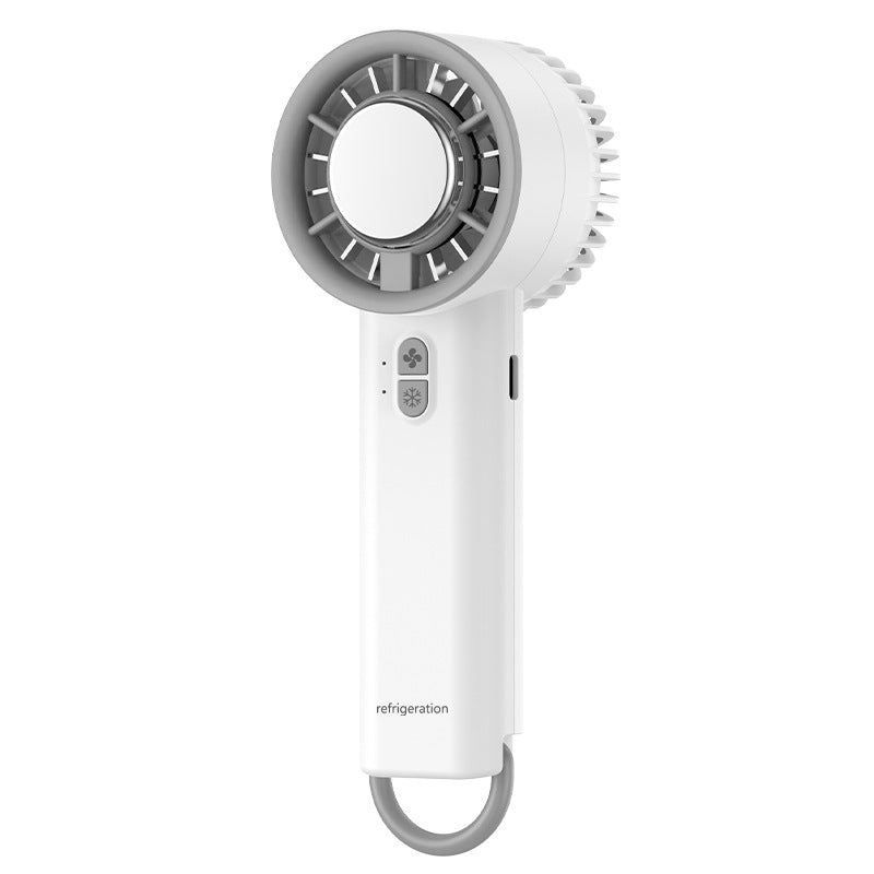 Semiconductor Ice Compress Mini Fan – Handheld & Desktop Portable USB Fan