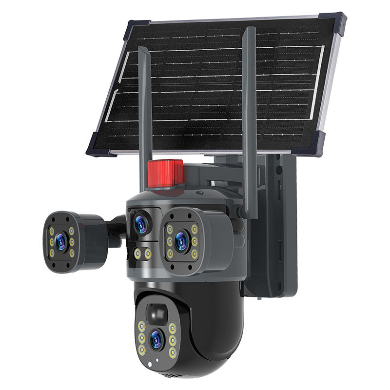 Solar 3-Eye 360° HD Outdoor Camera with Two-Way Audio