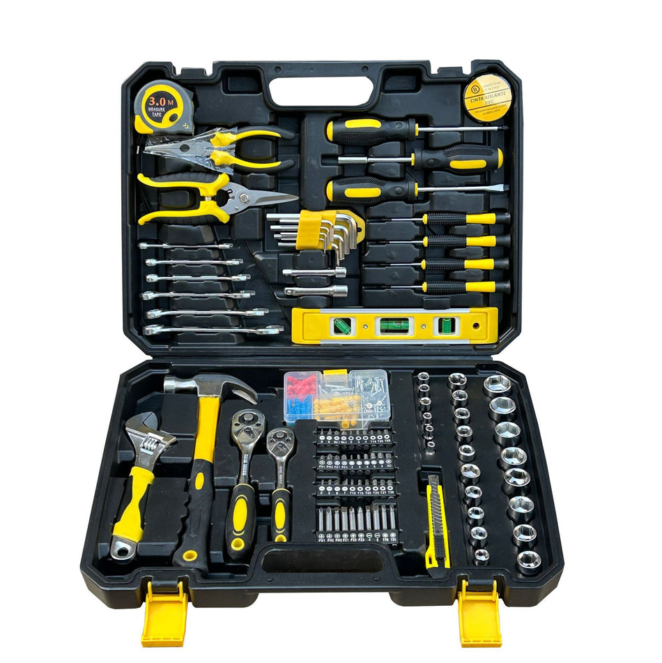 Manual & Electric Tool Set – Household Woodworking Repair Kit