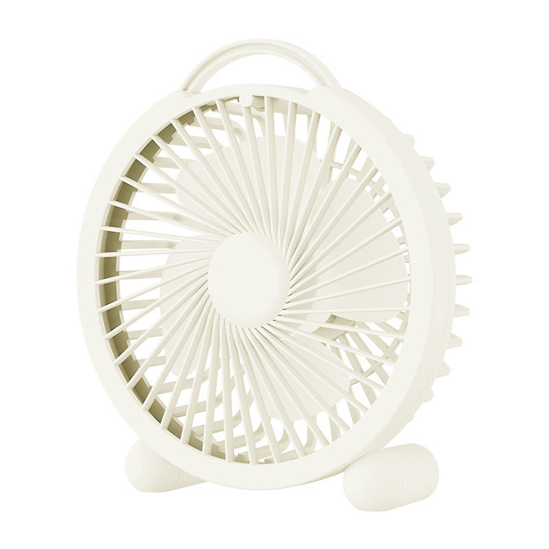 Cartoon USB Desktop Mini Fan – Silent High Wind & Portable