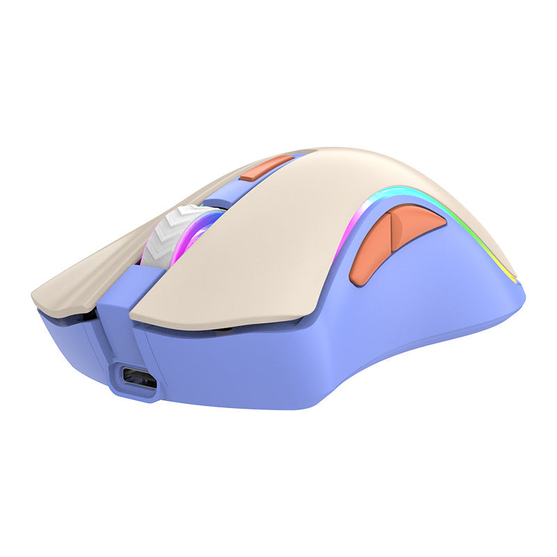 XYH52 Wireless Mouse – Bluetooth + 2.4G Silent & Rechargeable