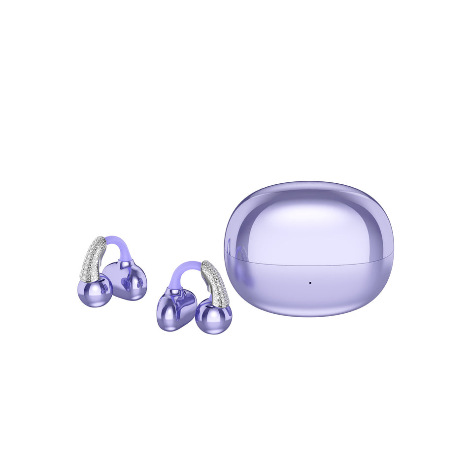 Huajia Bluetooth 5.4 Clip-On Headphones with HD Sound Quality