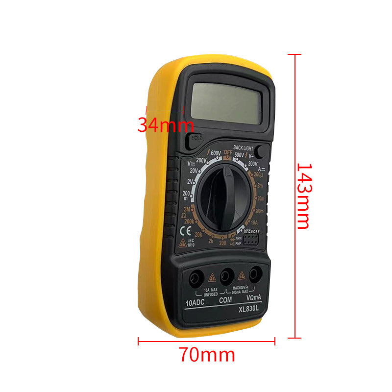 XL830L Digital Multimeter High Precision Electrician Tool