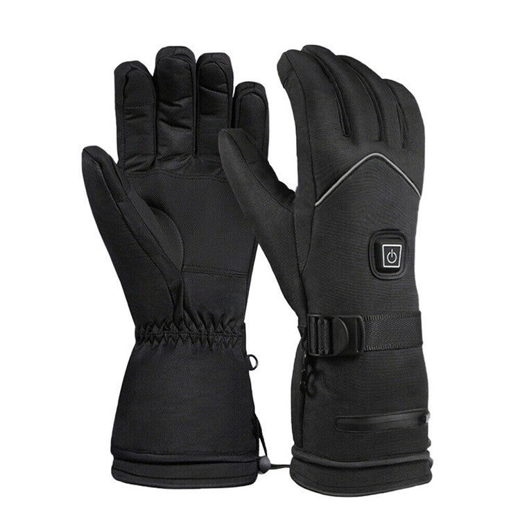 Thickened Rechargeable Heated Gloves – Waterproof Winter Riding