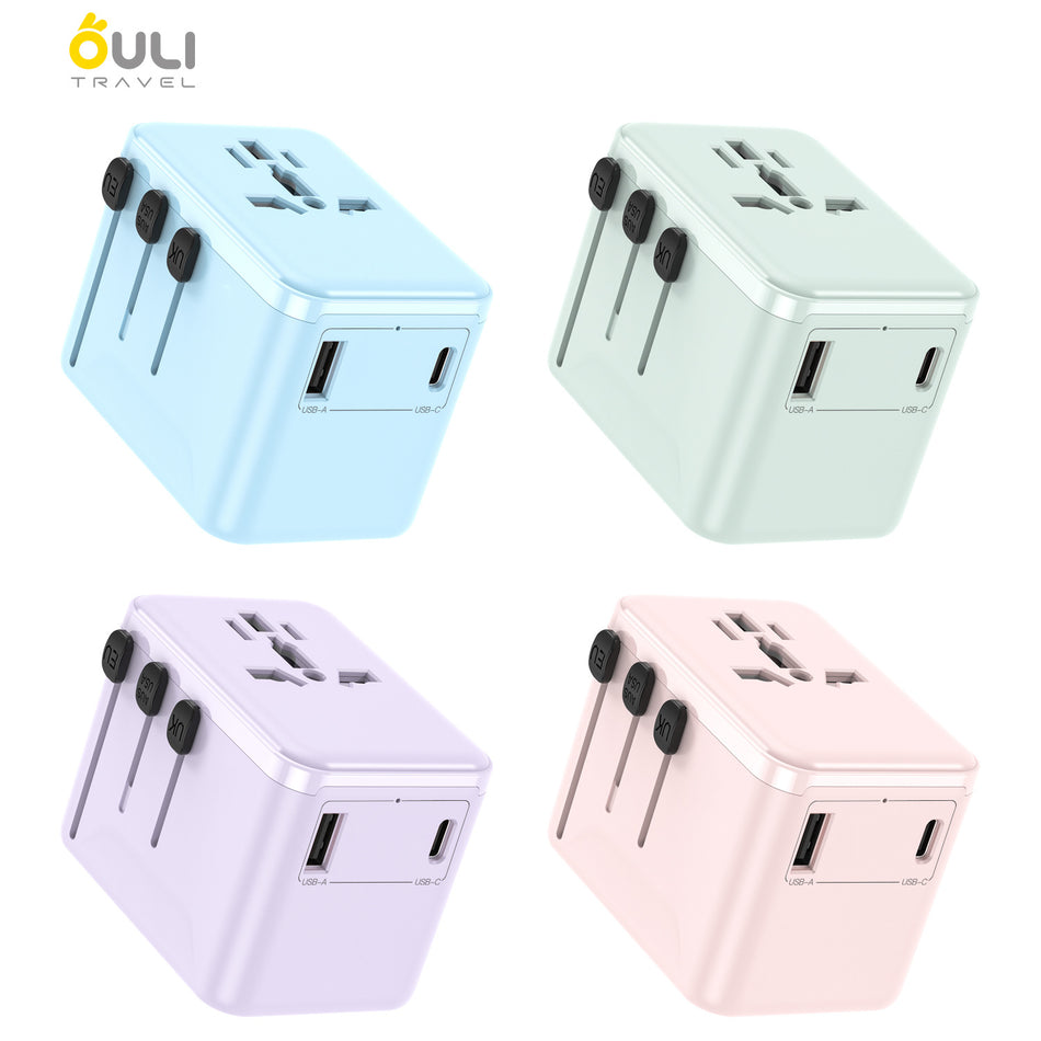 Global Travel Plug – Fast Charging 1A1C Converter Adapter