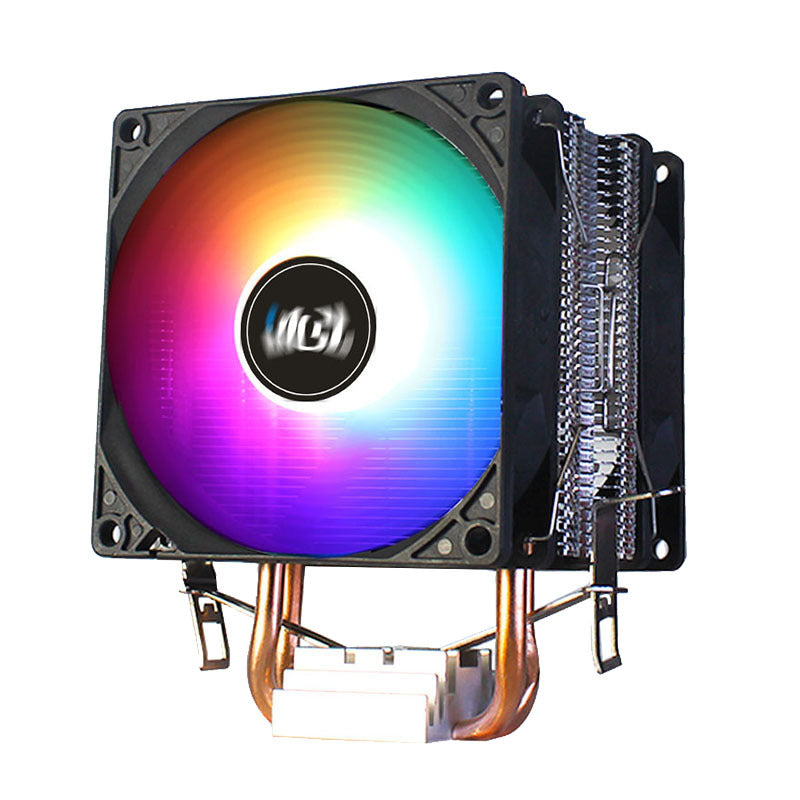 Binghong 2-Copper Tube CPU Cooler Fan Ultra Quiet