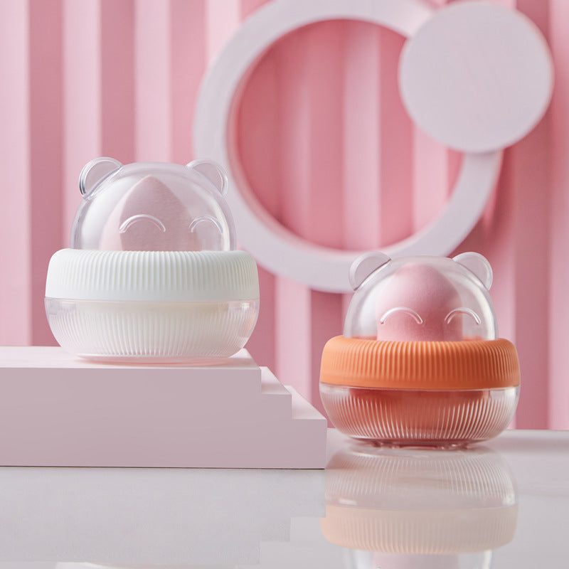 Cartoon Beauty Sponge & Puff Storage Box