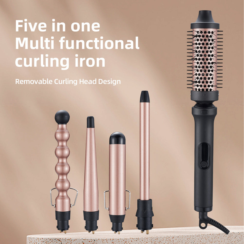 3-Tube All-in-One Curling Iron – Fluffy & Wave Style