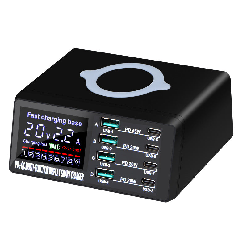 110W 8-Port USB Charger with Digital Display