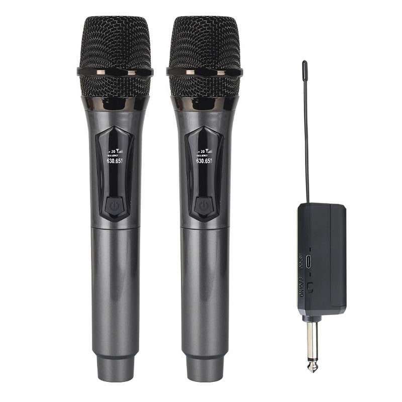 Universal Wireless Karaoke Mic – Outdoor Singing & KTV Performance Mic