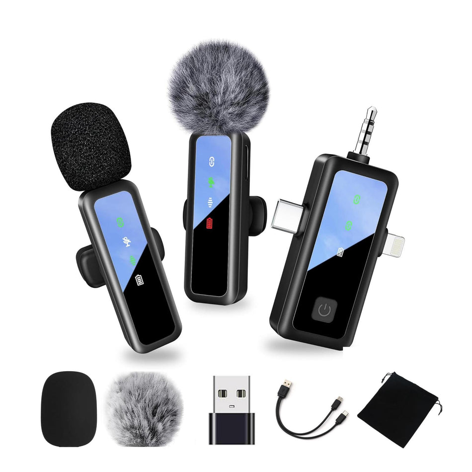 H65 Wireless Lavalier Microphone – Three-In-One Noise Reduction