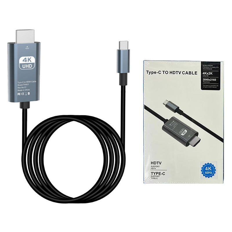 Type-C to HDMI 4K Adapter Cable for Screen Projection