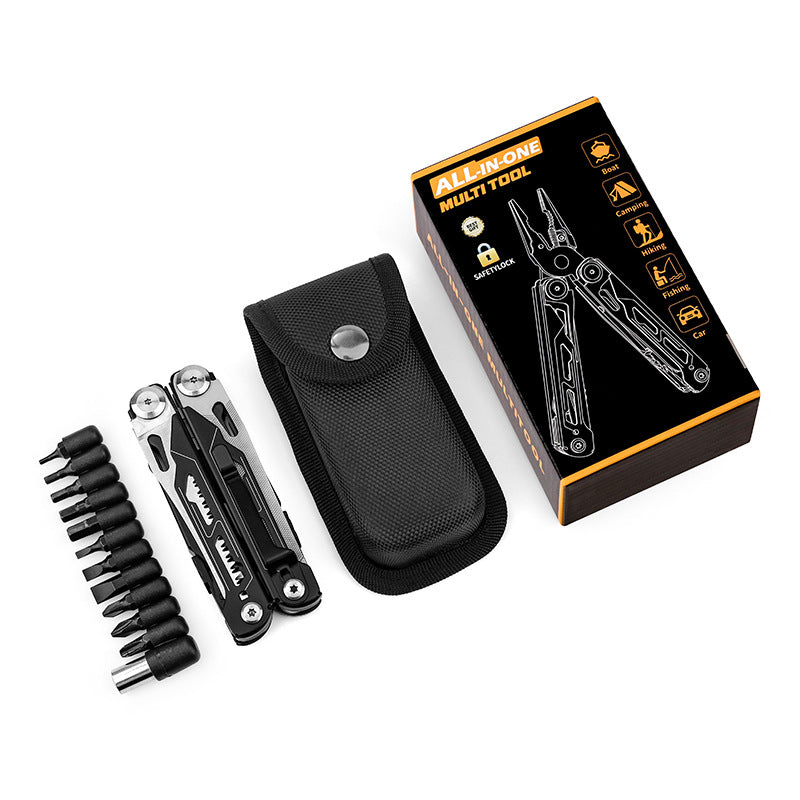 16-in-1 Folding Multi-Function Pliers – Outdoor EDC Tool