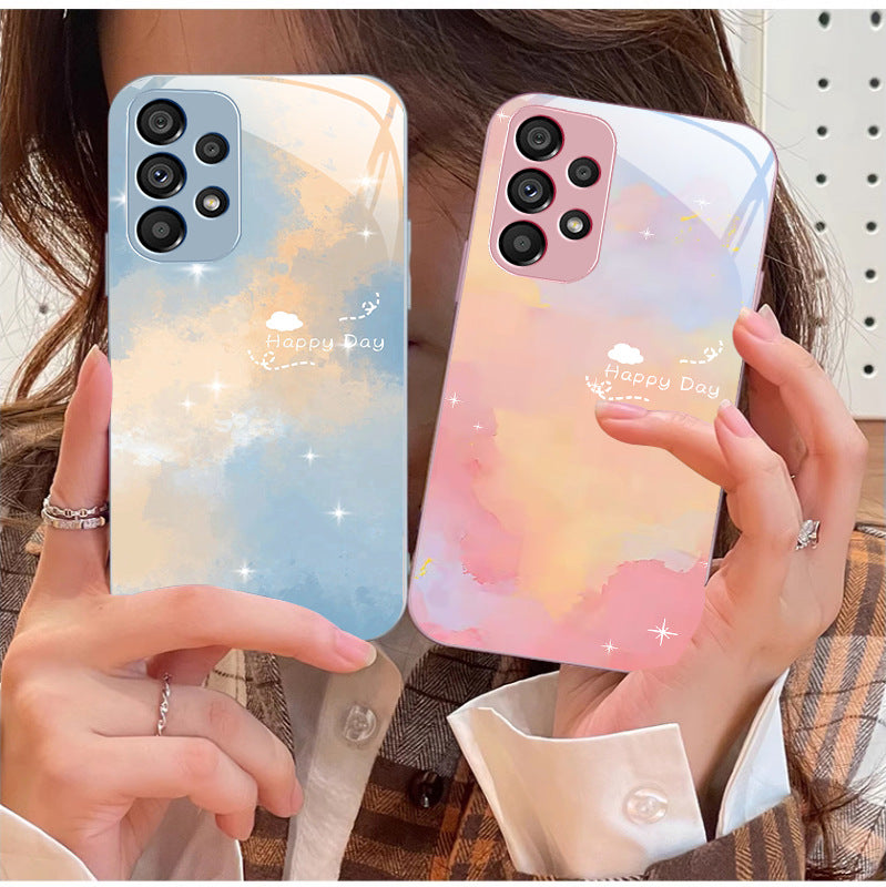 Gradient Liquid Glass Case for Samsung