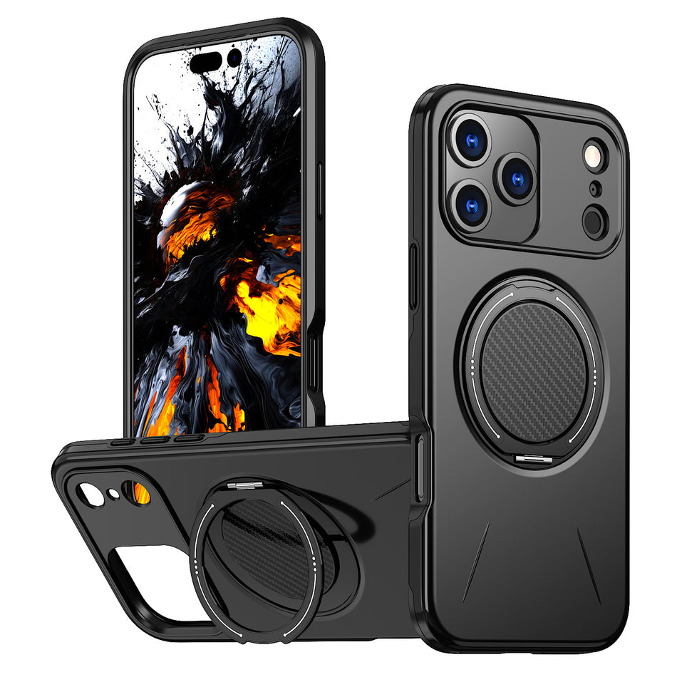 iPhone 17 Pro Magnetic Case with Rotating Stand