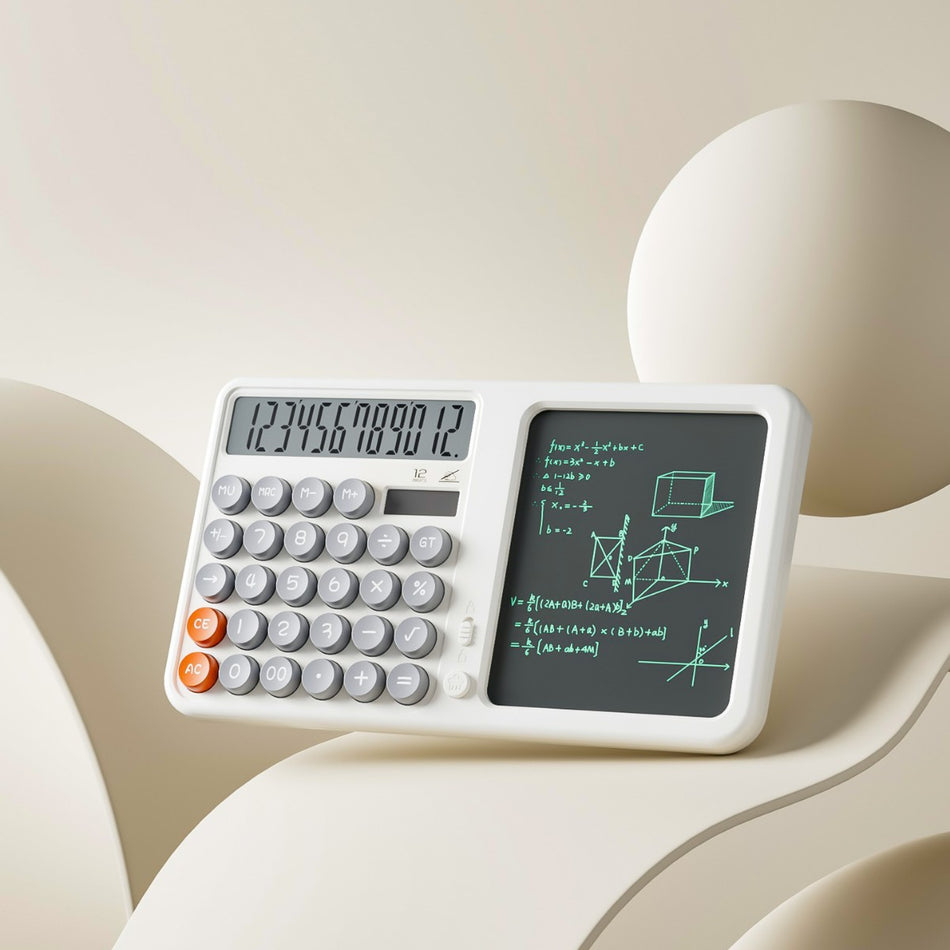 Dual-Power Handwriting Tablet Calculator for Office