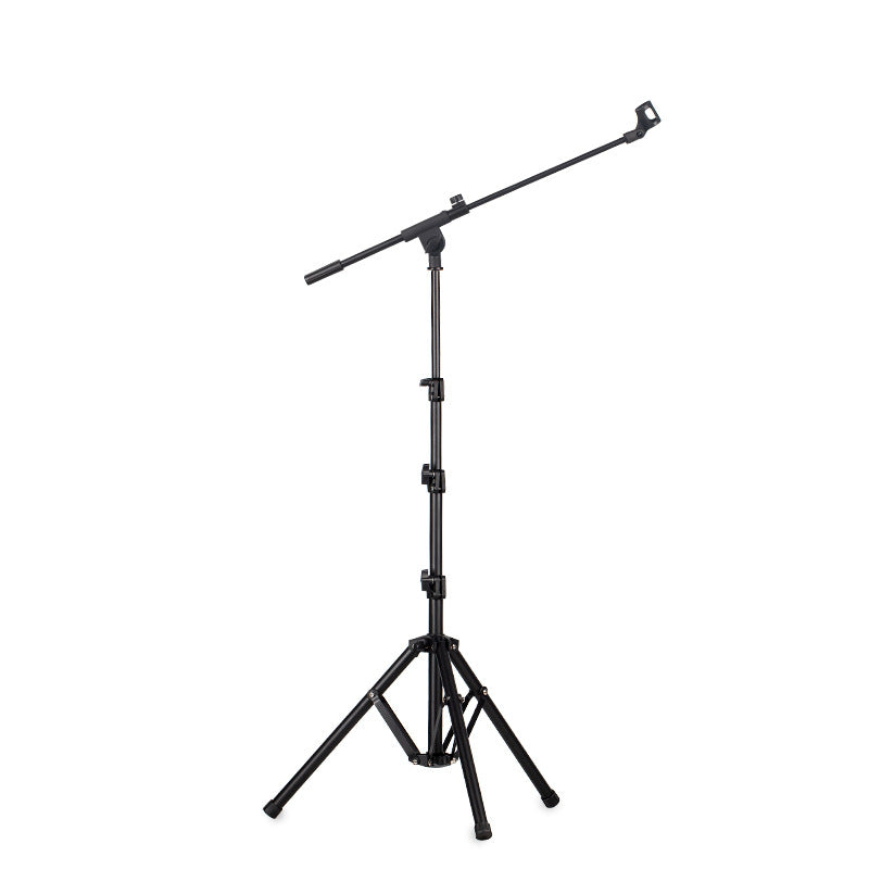 Adjustable Mic Stand Tripod w/ Telescopic Arm - Floor Mount