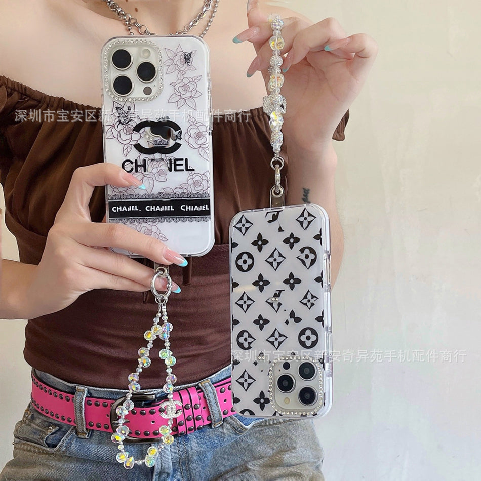 Jelly Acrylic Diamond Mirror Ring Case
