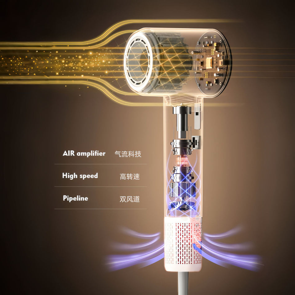 Bladeless Hair Dryer – Fast Drying, Ion Tech, Silent