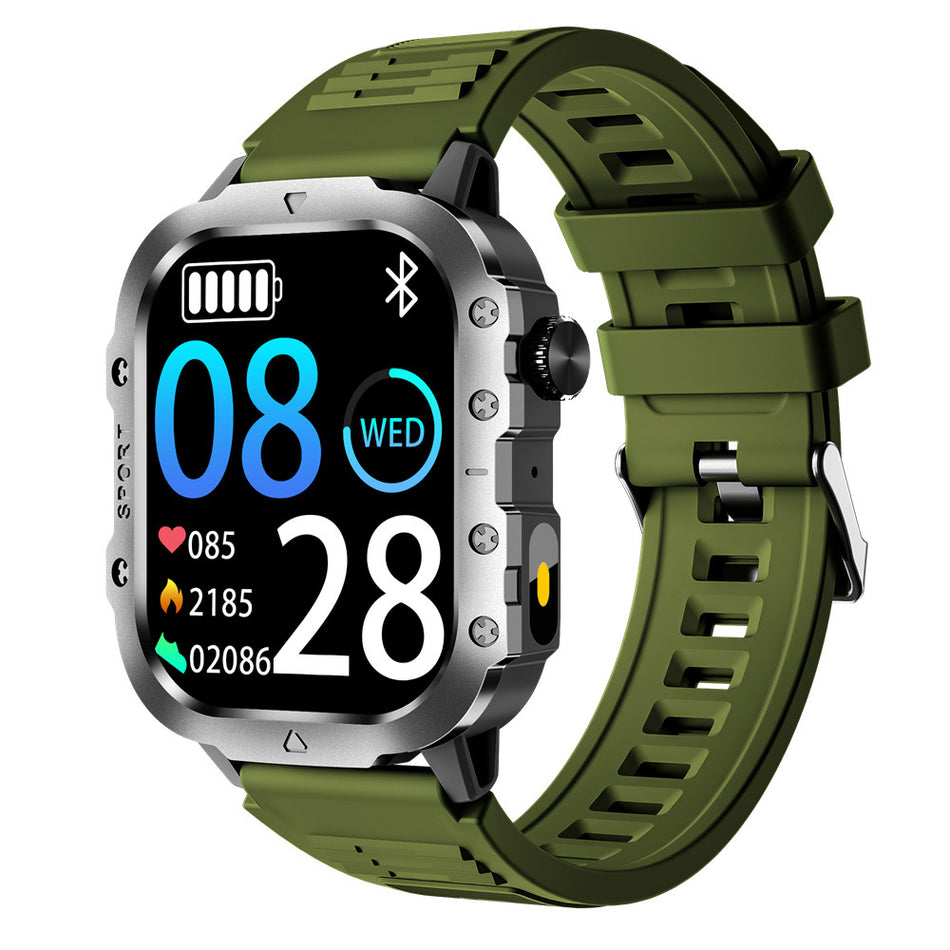 H12 Smartwatch for Men | Call, Flashlight, SpO2, BP