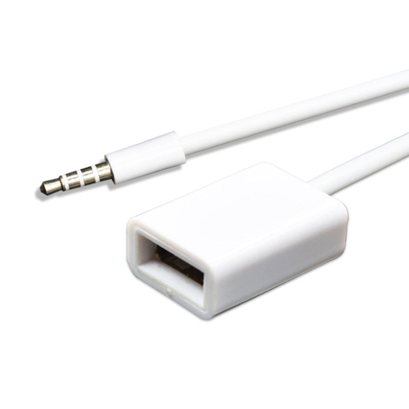 Car AUX Audio Cable to USB Adapter for Seamless Connection