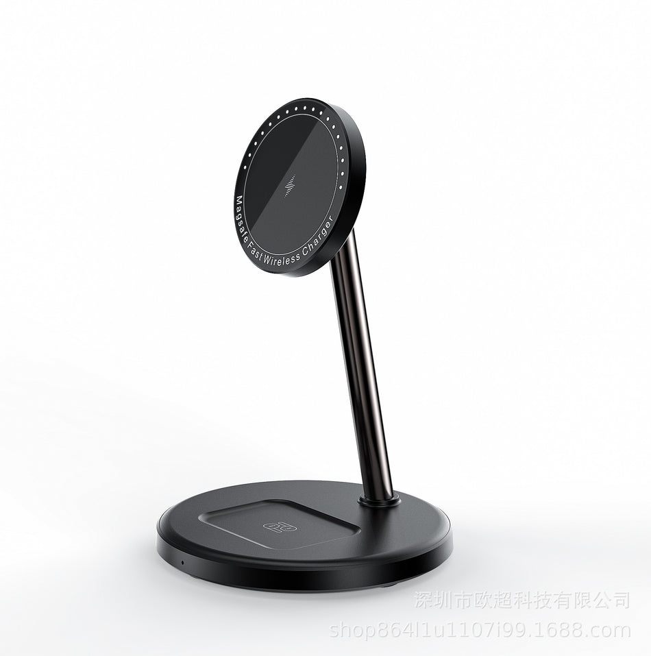 2-in-1 Magnetic Wireless Charger – Phone & Earbuds