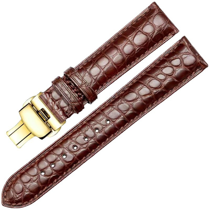 Crocodile Leather Watch Strap – Soft & Waterproof