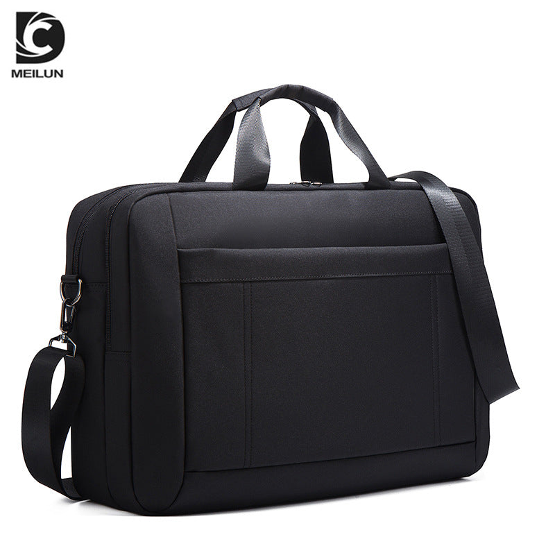 Simple Laptop Briefcase – Crossbody & Logo Ready