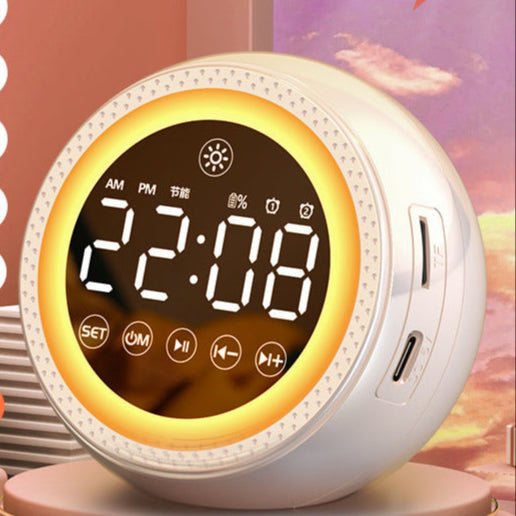 AI Smart Voice Alarm Clock – Bluetooth & Subwoofer