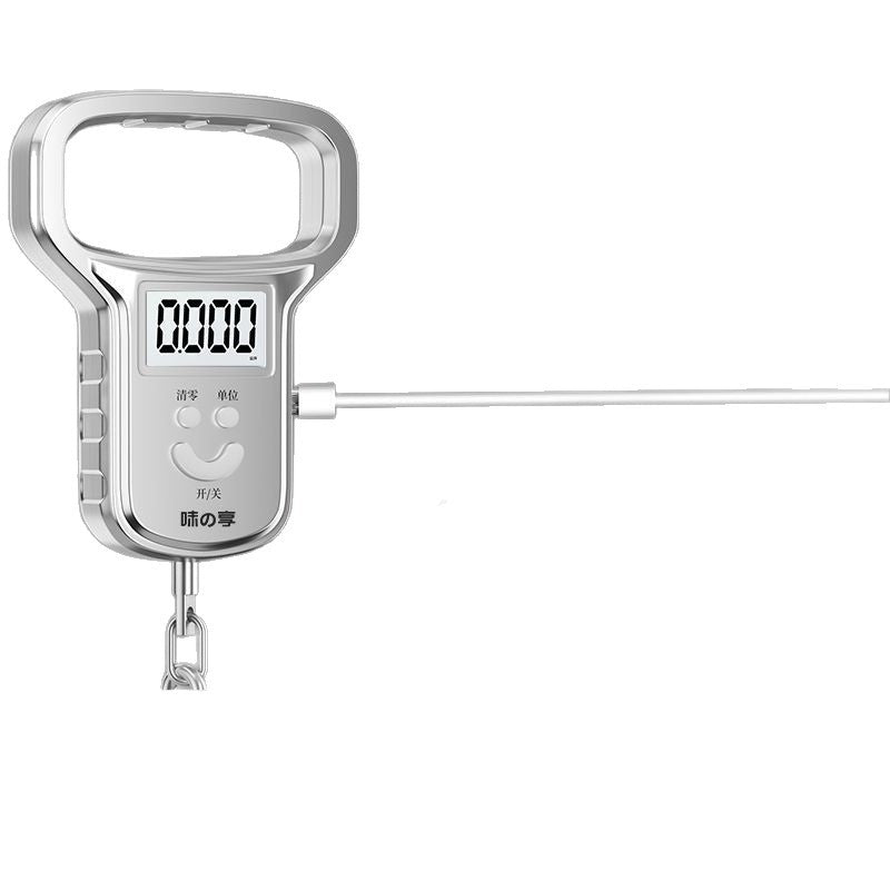 Mini 50kg Portable Digital Scale – High-Precision Spring Hook Household Scale
