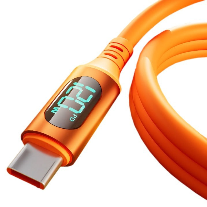 120W Type-C Smart Cable Digital Display Charging