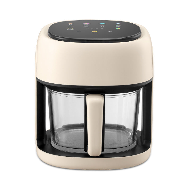 4L Flip-Free Glass Visible Air Fryer – Smart Cooking