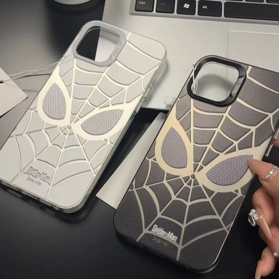 Spider-Man Hard Shell Case for iPhone 11–16 Pro