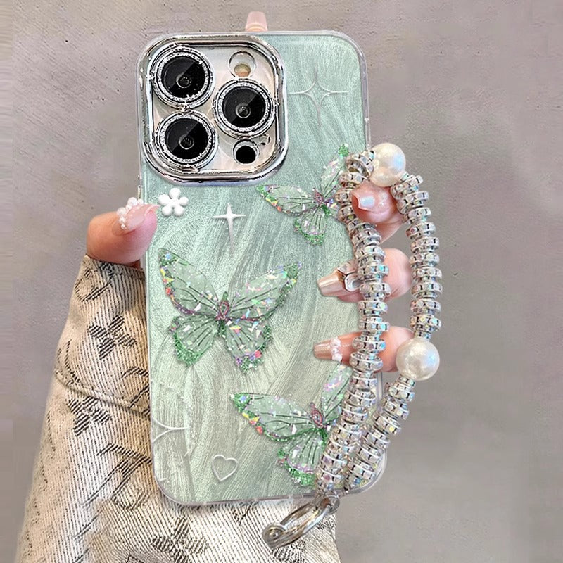 Feather Yarn Plus Butterfly Case (iPhone Compatible)