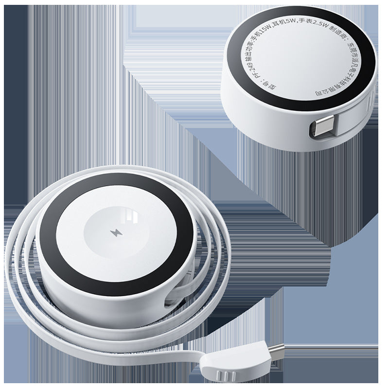 Paifan 3-in-1 Wireless Telescopic Charger Car Mount