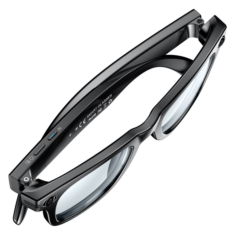 Upgraded AI Smart Glasses HD Photo Bluetooth Sunglasses